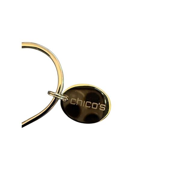 Chicos Chico's Vintage Brand New HORSESHOE SHAPE KEYCHAIN SCREW OFF BALL SILVER‎ - Picture 3 of 4